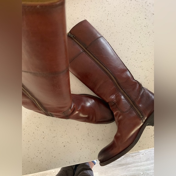 Frye Cognac Riding Boots - Picture 2 of 7